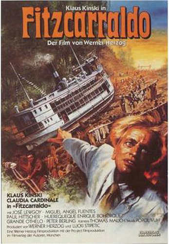 La locandina tedesca del film fitzcarraldo