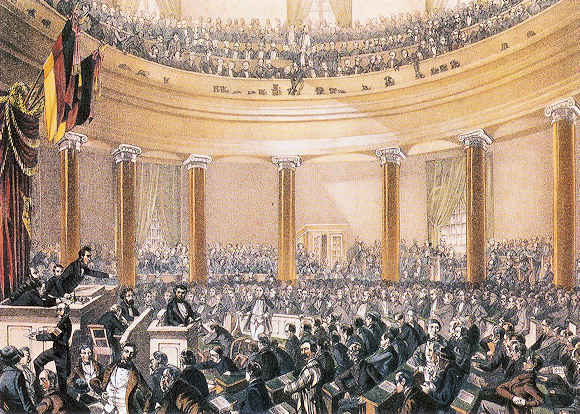 Un dibattito nel parlamento di Francoforte (1848)