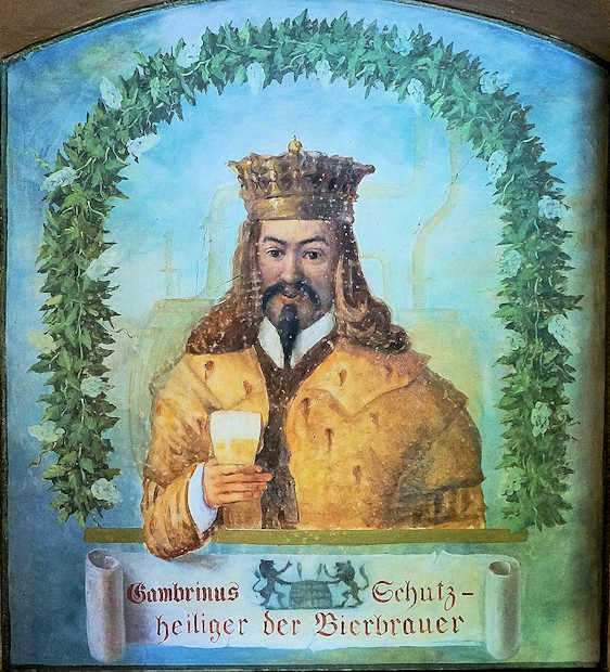 Il mitico re germanico Gambrinus