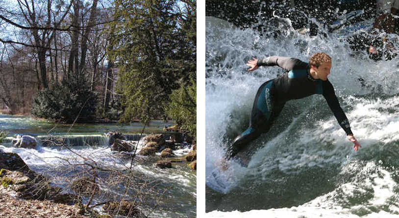 Il ruscello Eisbach