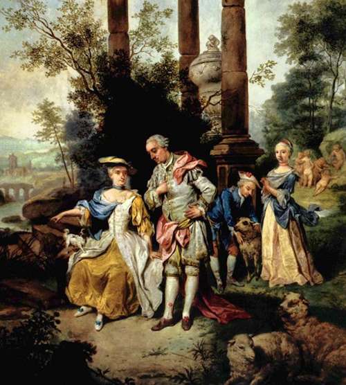 La famiglia Goethe nel 1762