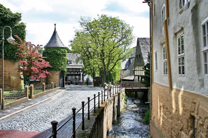 Il ruscello 'Abzucht' che attraversa Goslar