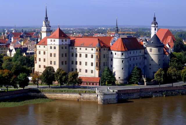 Il castello Hartenfels a Torgau