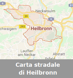 Heilbronn - carta stradale online