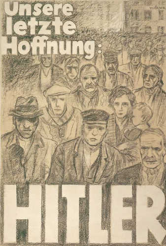 Una locandina elettorale del partito di Hitler (1933)