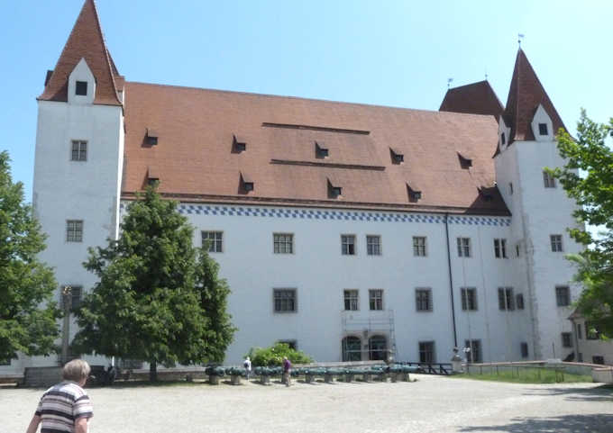 Il Neues Schloss (nuovo castello) di Ingolstadt