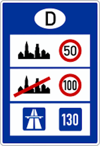 Limiti di velocità in Germania