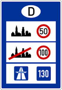 Limiti di velocit in Germania