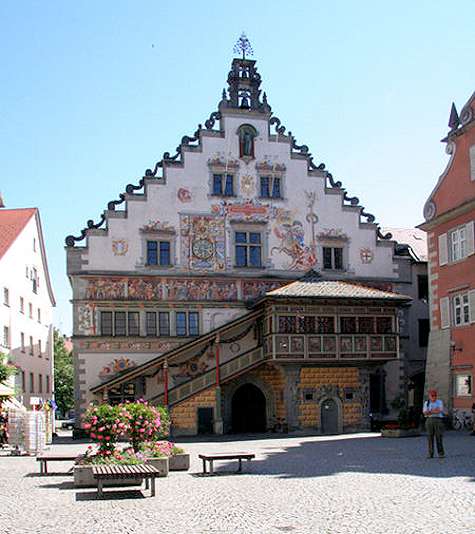 Il vecchio municipio di Lindau