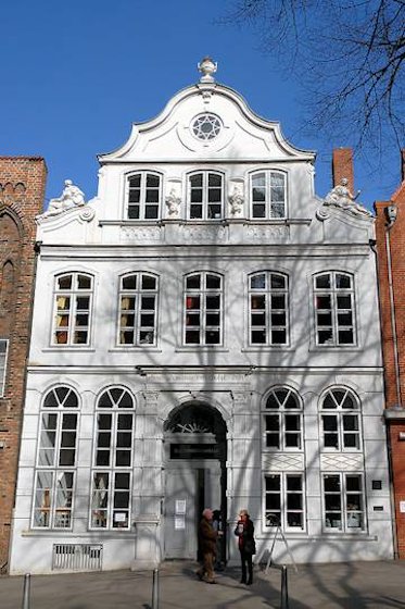 Lubecca - la casa dei Buddenbrook con il museo di Thomas Mann