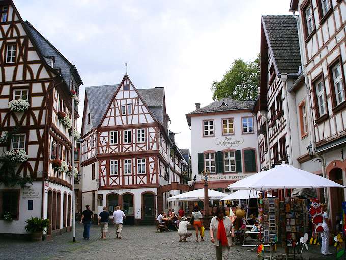 Il quartiere "Kirschgarten" nel centro storico