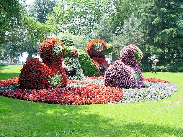 Composizioni floreali a Mainau