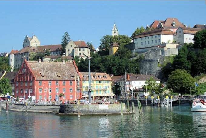 Meersburg, vista dal lago