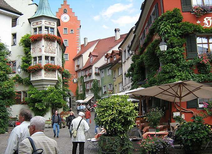 Meersburg - la citt alta con la Obertor