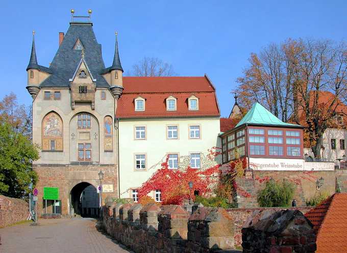 La porta del castello Albrechtsburg