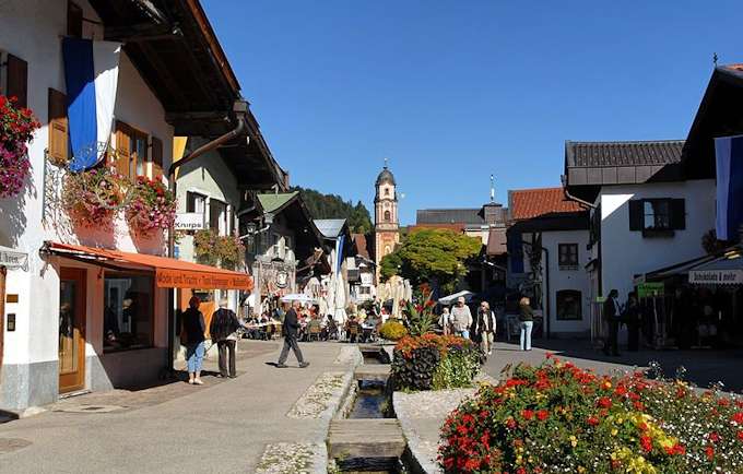 Zona pedonale di Mittenwald