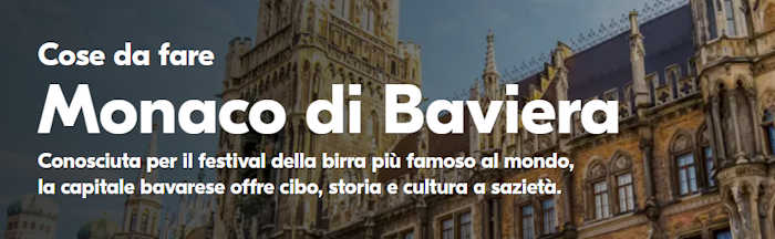 Visite, tour, attivit a Monaco di Baviera