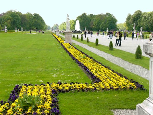 Il parco del castello di Nymphenburg