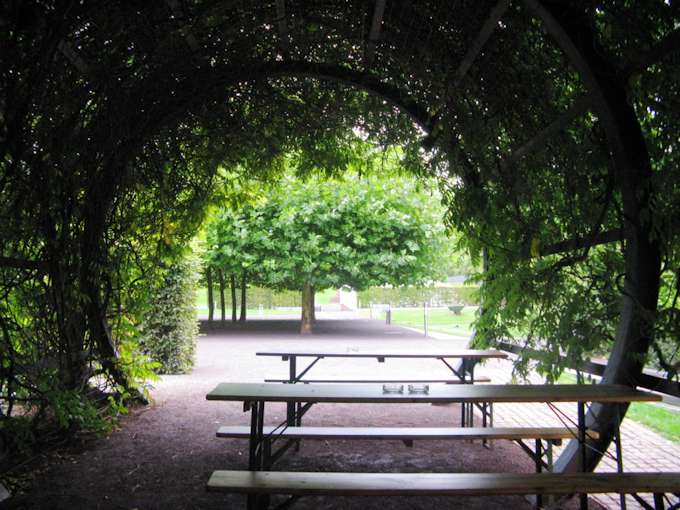 Museo ebraico a Berlino - nel cortile interno