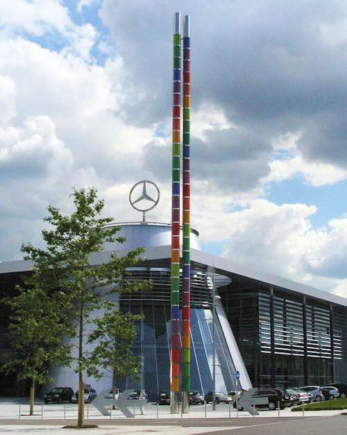 Il museo della Mercedes-Benz a Stoccarda
