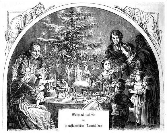 Immagini Natale 1800.L Origine Dell Albero Di Natale Storia Dell Albero Di Natale