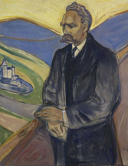 Friedrich Nietzsche in un quadro di Edvard Munch