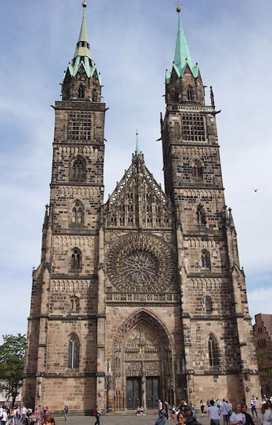 La Lorenzkirche (Chiesa di San Lorenzo) a Norimberga