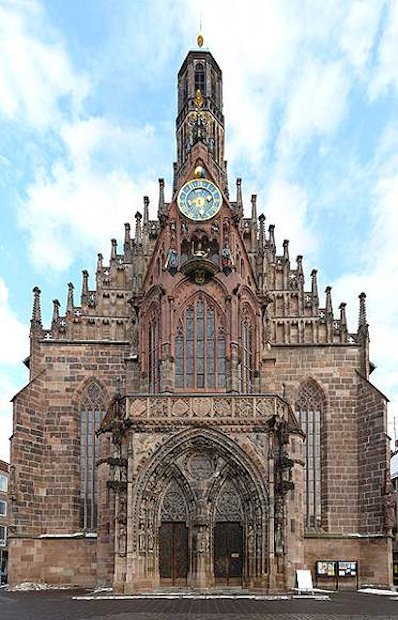 La Frauenkirche (Chiesa di Nostra Signora) a Norimberga