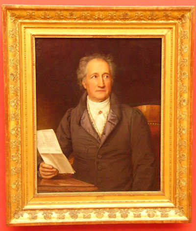 Joseph Karl Stieler: Ritratto di Johann Wolfgang Goethe