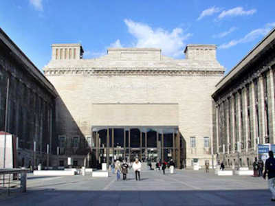 L'entrata del museo Pergamon