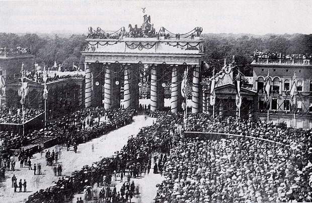 La Porta di Brandeburgo - 1871