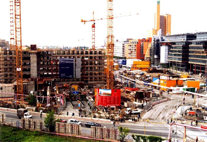 Berlino, Potsdamer Platz, la ricostruzione