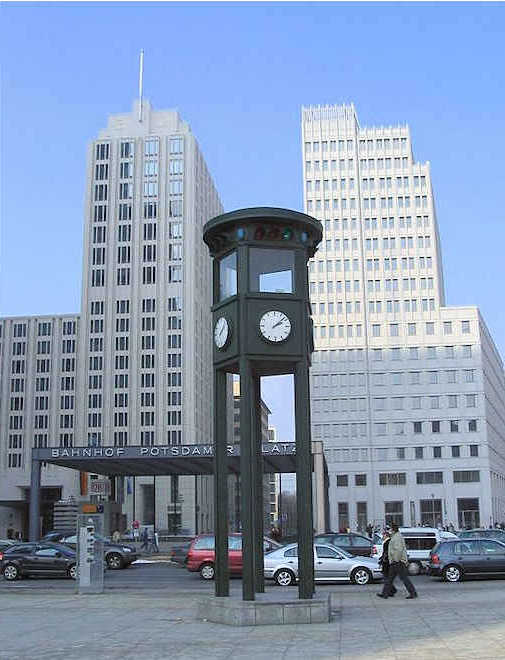 Il semaforo storico sul Potsdamer Platz