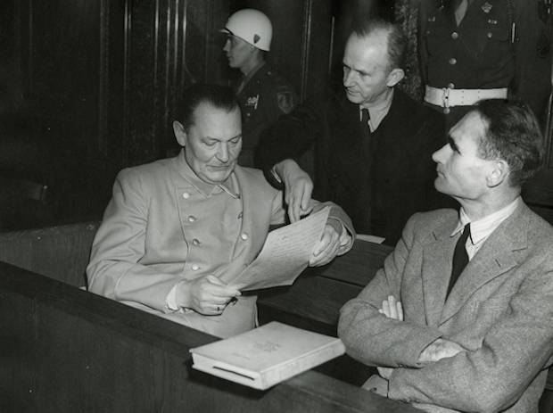 Hermann Göring, Karl Dönitz, Rudolf Hess