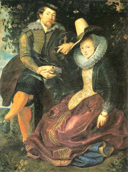 Pieter Paul Rubens: Autoritratto con la moglie Isabella Brandt