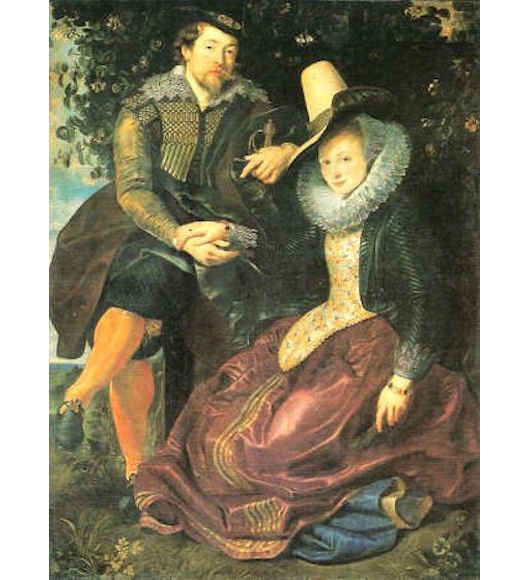 Pieter Paul Rubens: Autoritratto con la moglie Isabella Brandt