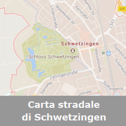 Schwetzingen - carta stradale online