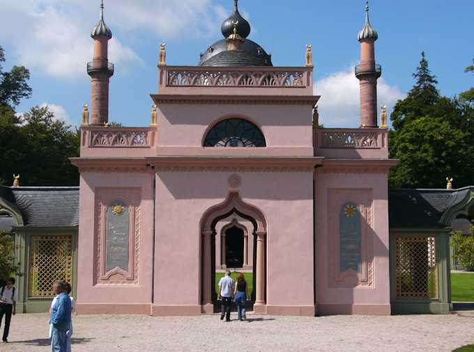 La moschea nel parco del castello di Schwetzingen