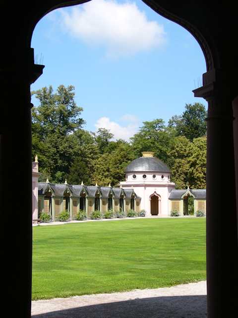 La moschea nel parco del castello di Schwetzingen