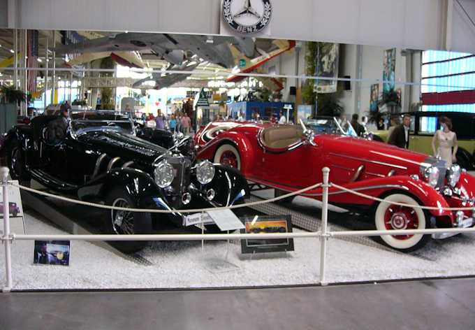 "Der Schwarze Prinz" del 1928 e  la Mercedes Benz SS 540K del 1938