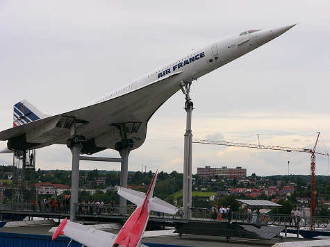 Il "Concorde", l'aereo di linea supersonico della Air France