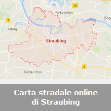 Straubing - carta stradale online