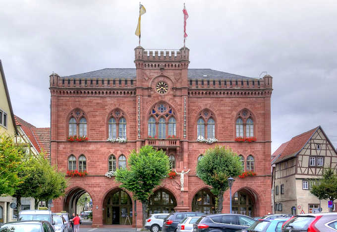 Il municipio di Tauberbischofsheim
