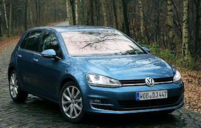 Una Volkswagen Golf del 2012