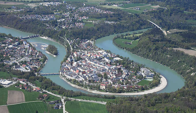 Wasserburg sul fiume Inn