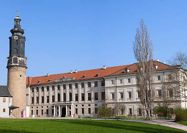 Lo "Stadtschloss" (castello della città) di Weimar