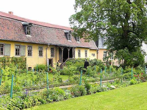 Weimar - la casa di Goethe - il giardino