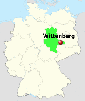 Carta stradale online di Wittenberg